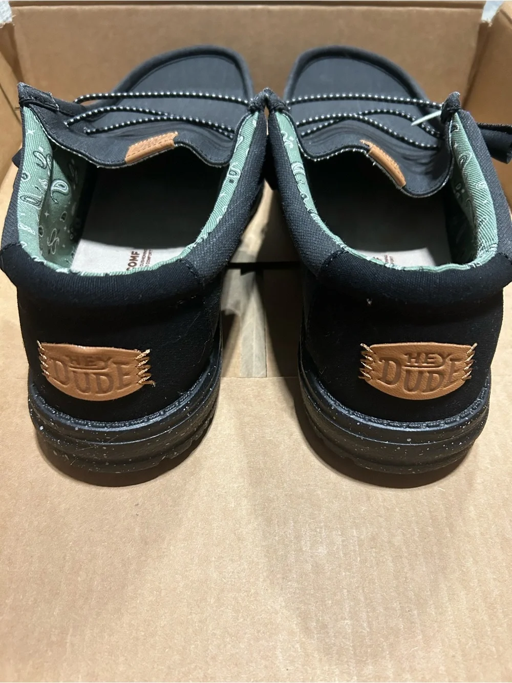 Black Hey Dude Shoes - Mens